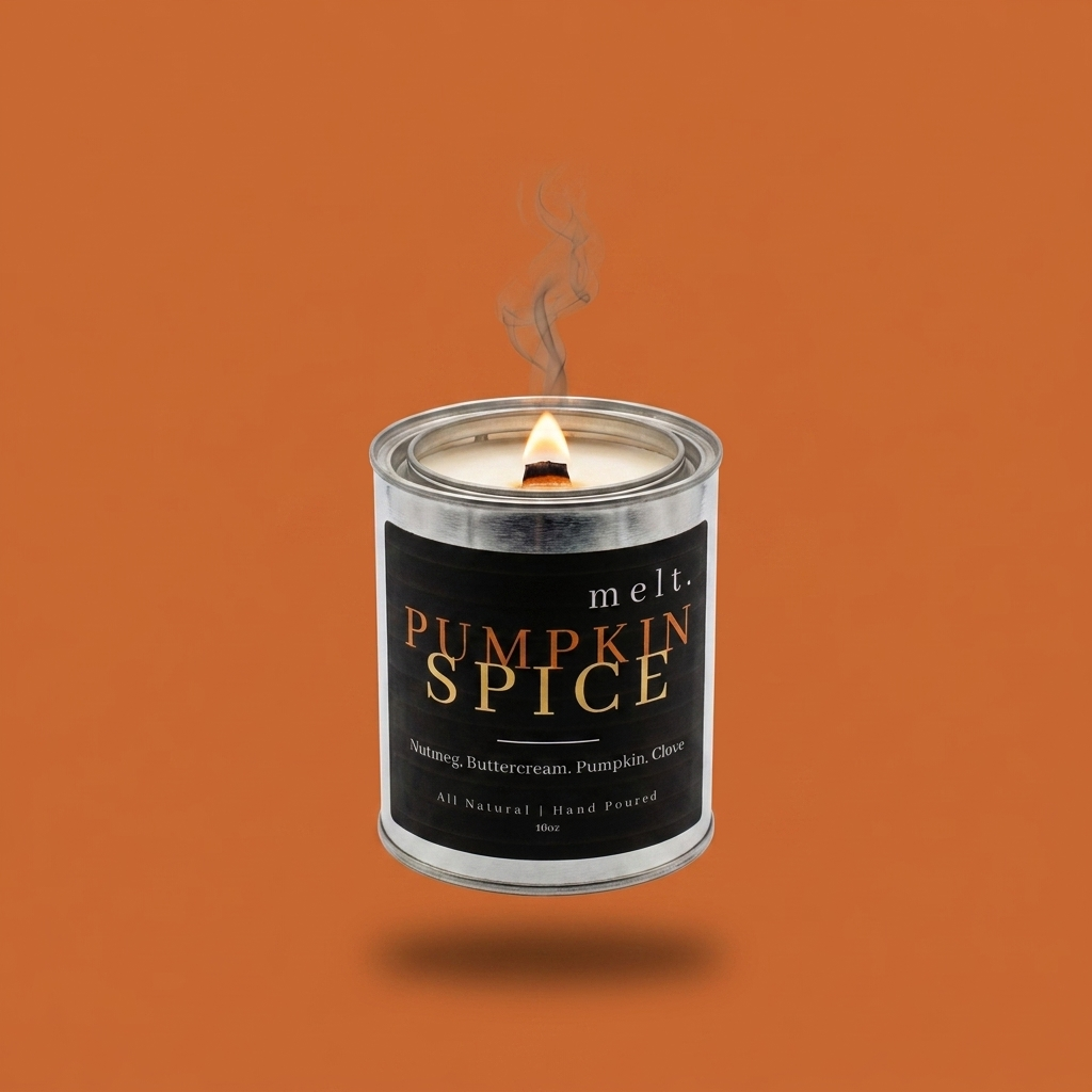 pumpkin spice — hand-poured soy candle by melt.