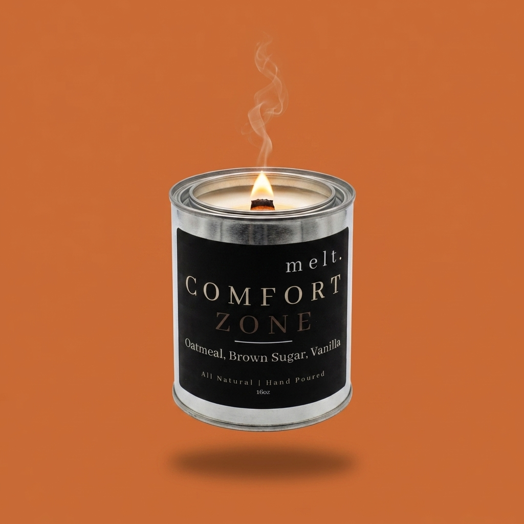 comfort zone — hand-poured soy candle by melt.