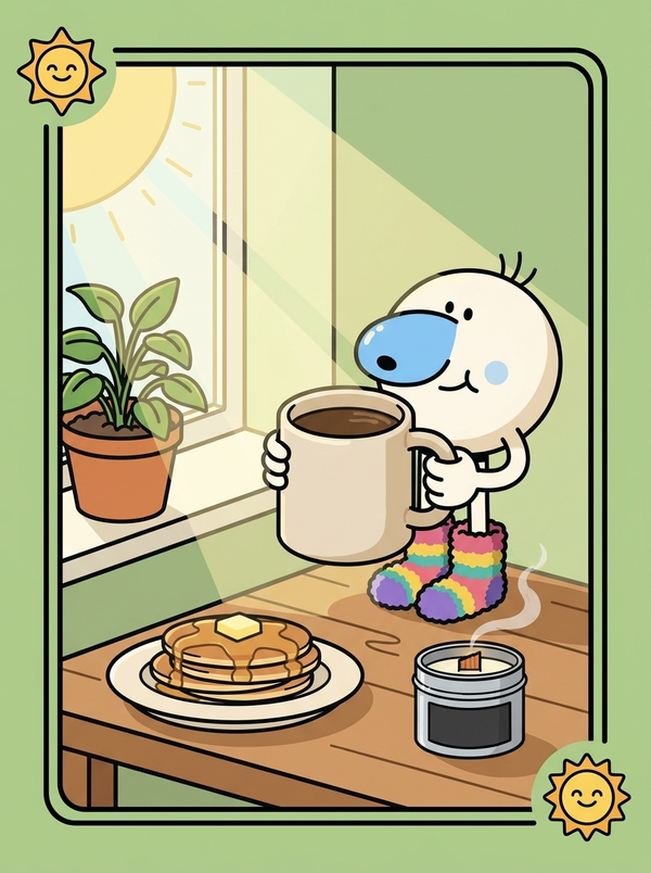 sunday morning playing card
