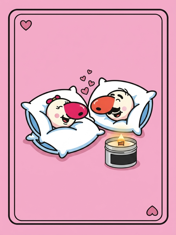pillow talk playing card