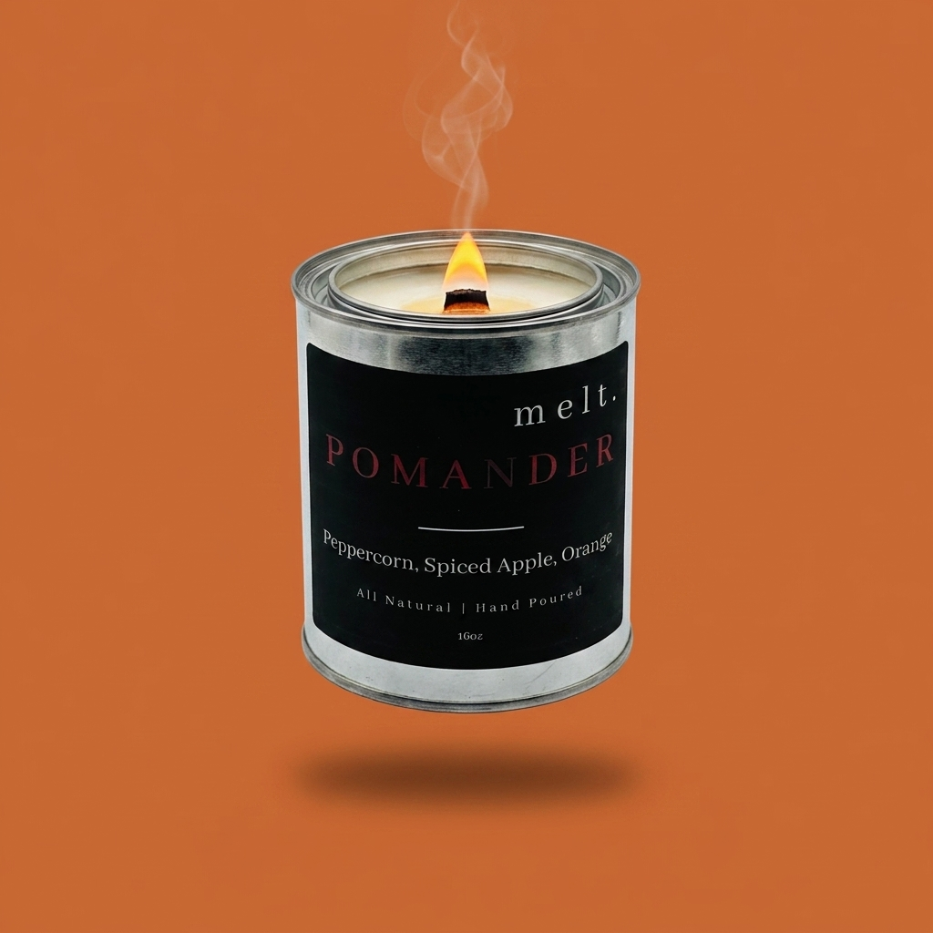 pomander — hand-poured soy candle by melt.