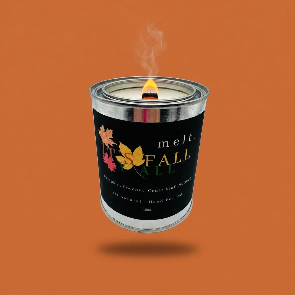 its fall yall — hand-poured soy candle by melt.