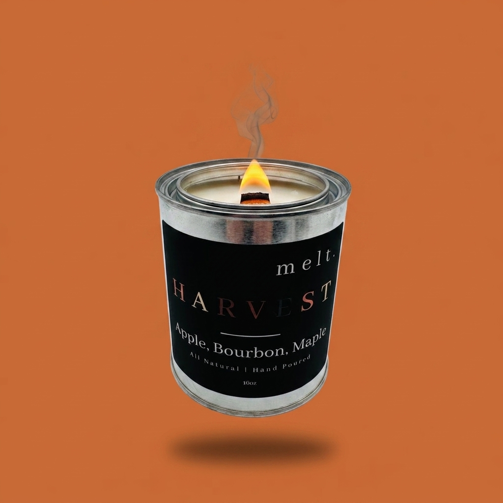 harvest — hand-poured soy candle by melt.