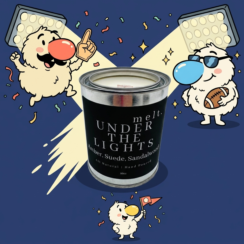 under the lights — the sniffer family with the real candle