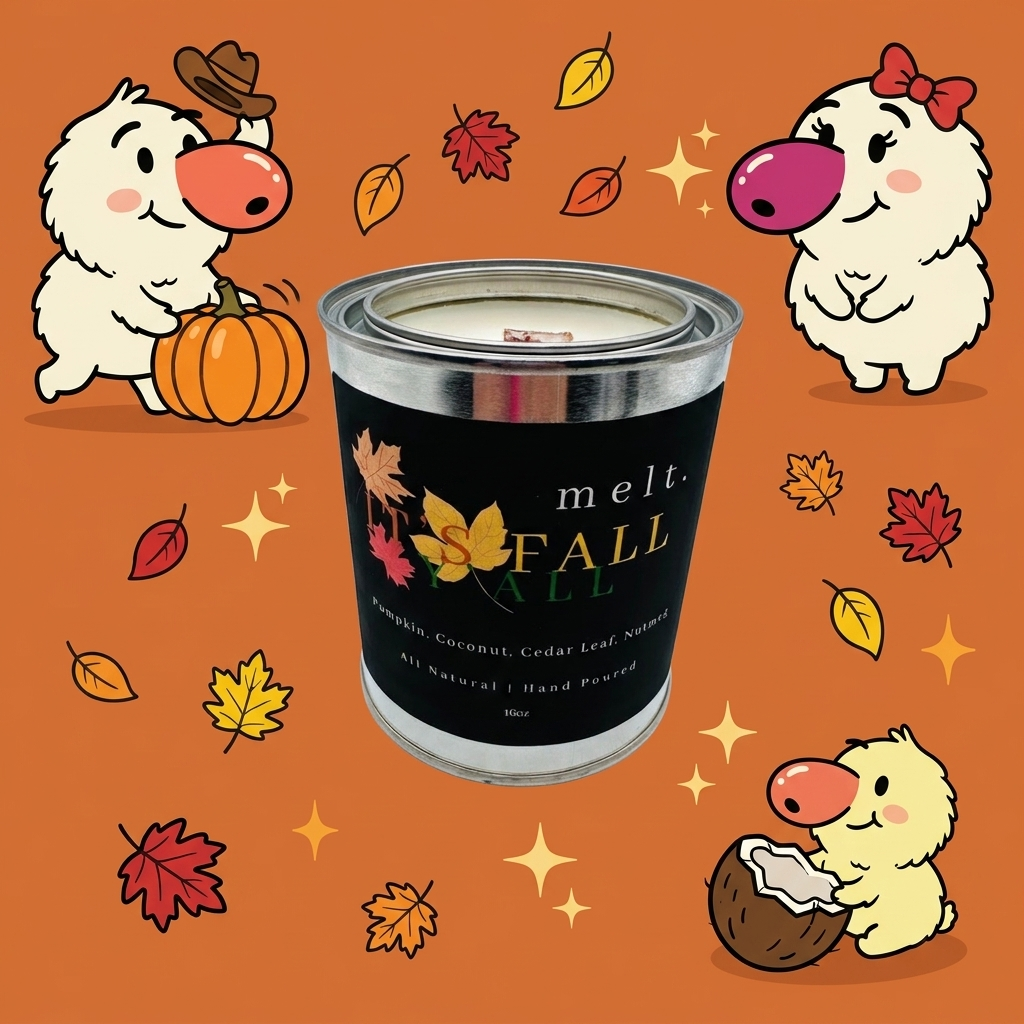its fall yall — the sniffer family with the real candle
