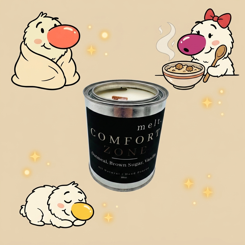 comfort zone — the sniffer family with the real candle
